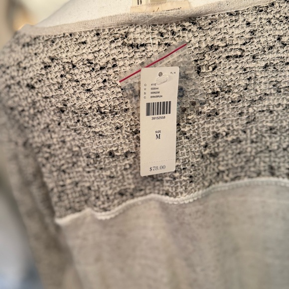 Medium Meadow Rue Anthropologie Cream Lace Detail Women's Top - Picture 6 of 8